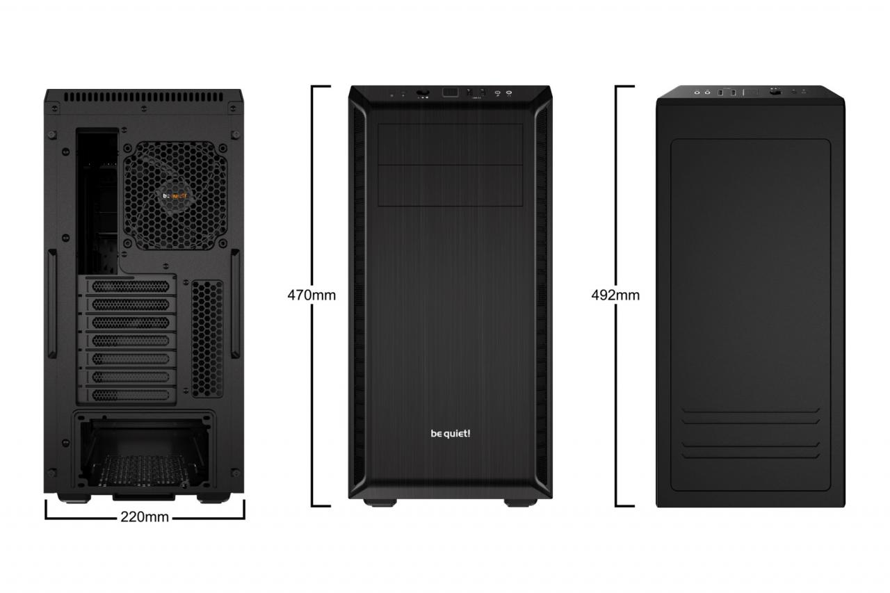 [17/01/2017] Be quiet Pure Base 600: Modulares Gehäuse für 80 Euro (1)
