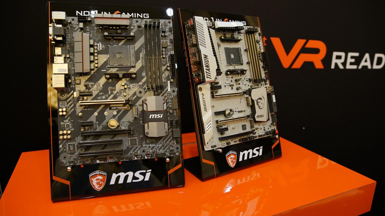 [05/01/2017] MSI X370 Xpower Gaming Titanium und MSI B350 Tomahawk