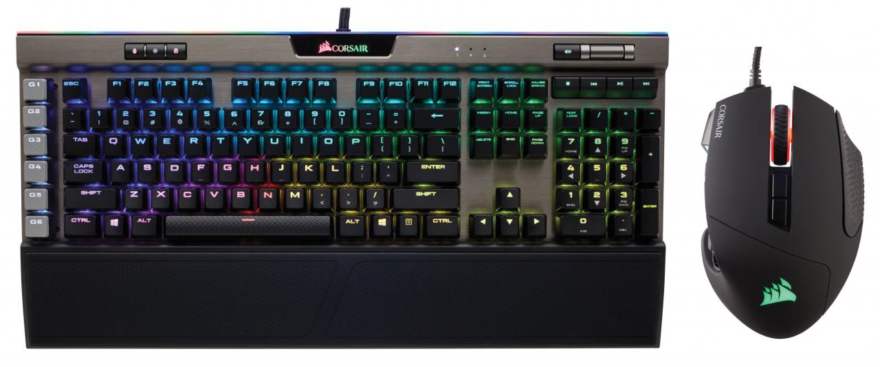 [05/01/2017] Corsair K95 RGB Platinum und Scimitar Pro RGB