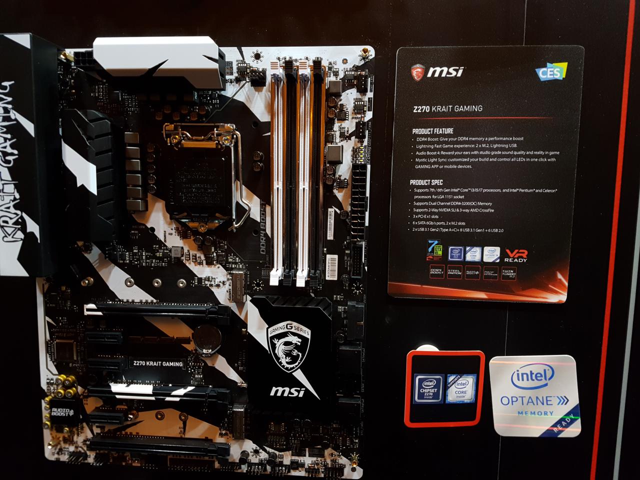 [11/01/2017] MSI Z270 Krait Mainboard