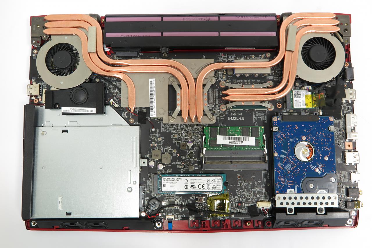 [04/01/2017] Die Innereien des MSI GE62 7RE-088 Apache Pro