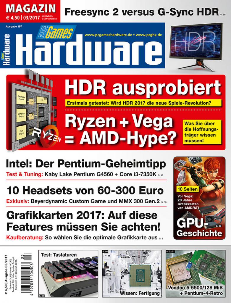 [24/01/2017] PCGH #197 (03-17): Cover MAG
