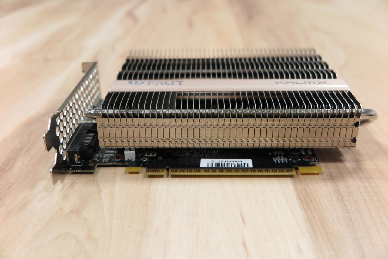 [26/01/2017] Palit Geforce GTX 1050 Ti Kalmx: Die stärkste passivgekühlte Grafikkarte (5)
