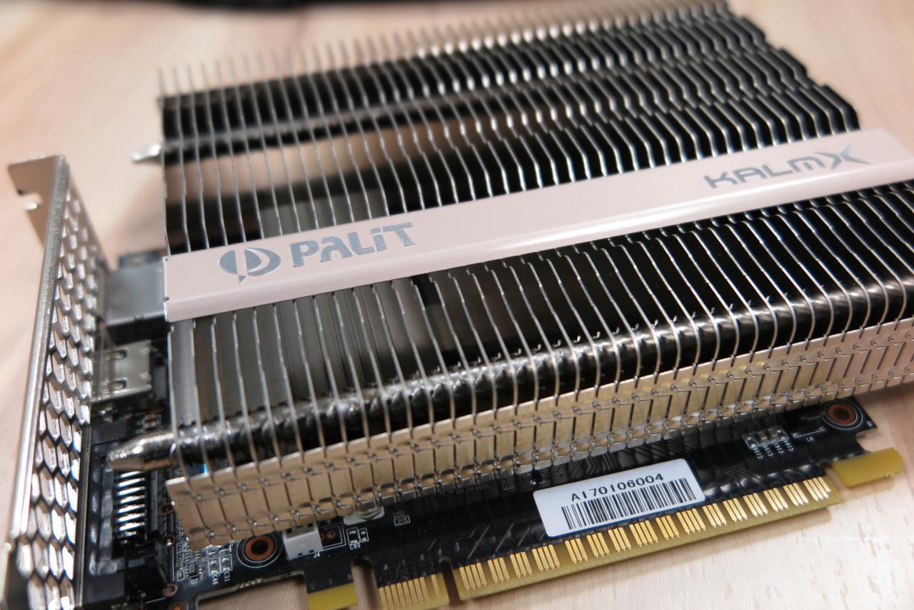 [26/01/2017] Palit Geforce GTX 1050 Ti Kalmx: Die stärkste passivgekühlte Grafikkarte (11)