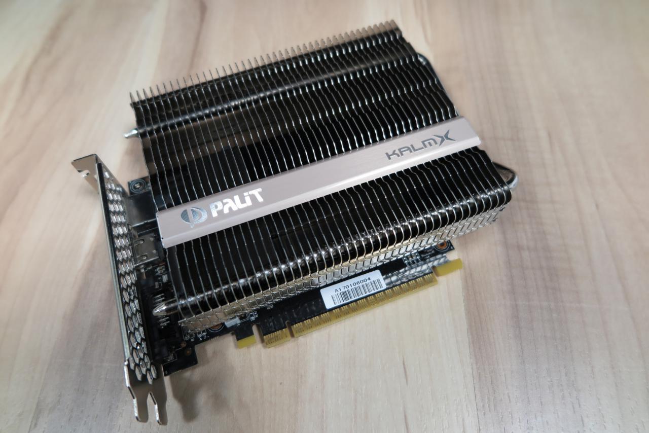 [26/01/2017] Palit Geforce GTX 1050 Ti Kalmx: Die stärkste passivgekühlte Grafikkarte (9)