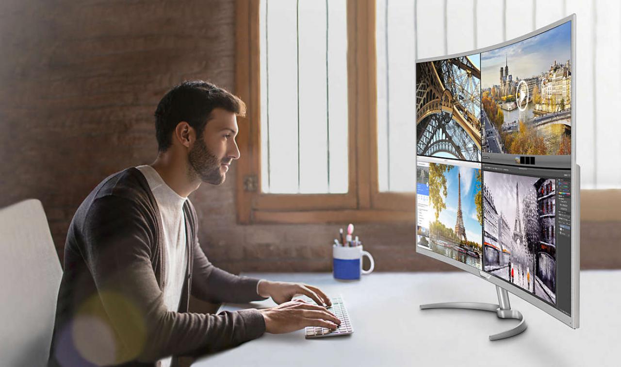[13/01/2017] Philips Brilliance BDM4037UW: 4K-Monitor mit geschwungenem Display (3)