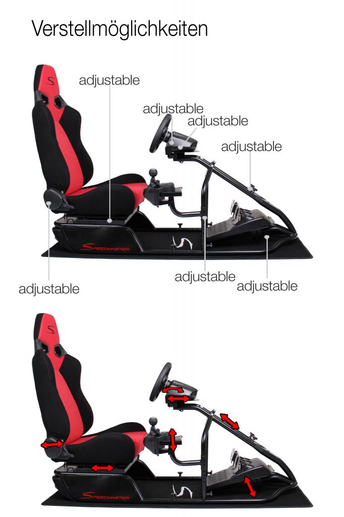 [15/01/2017] Der Speedmaster S möchte mit erhöhter Ergonomie und zahlreichen Designverbesserungen punkten. Verfügbar sind verschiedene Sitzbezüge in den Farben rot und schwarz. (4)