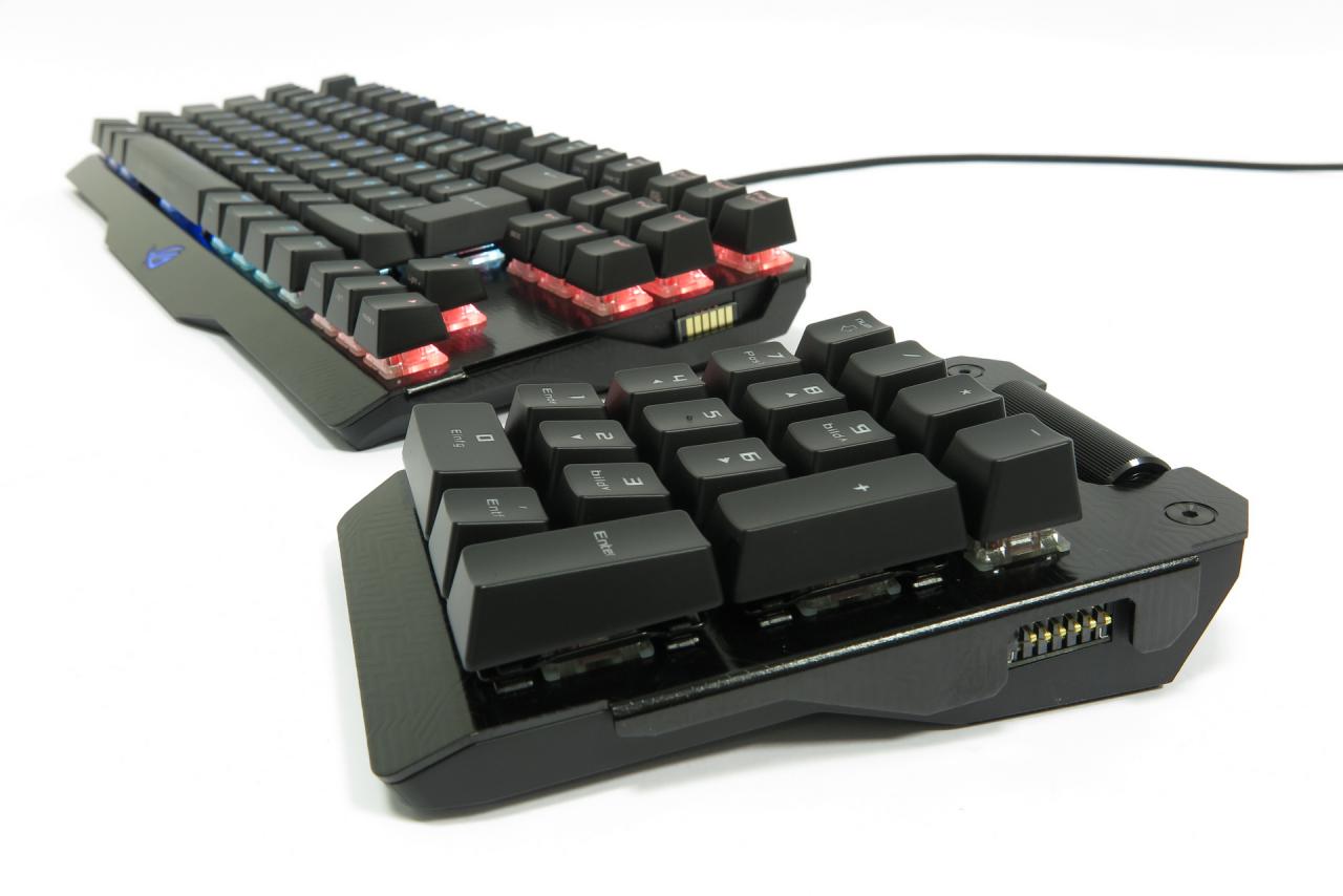 [12/01/2017] Asus ROG Claymore: Bunter Lichtspieler mit modularem Nummernblock im Test (1)