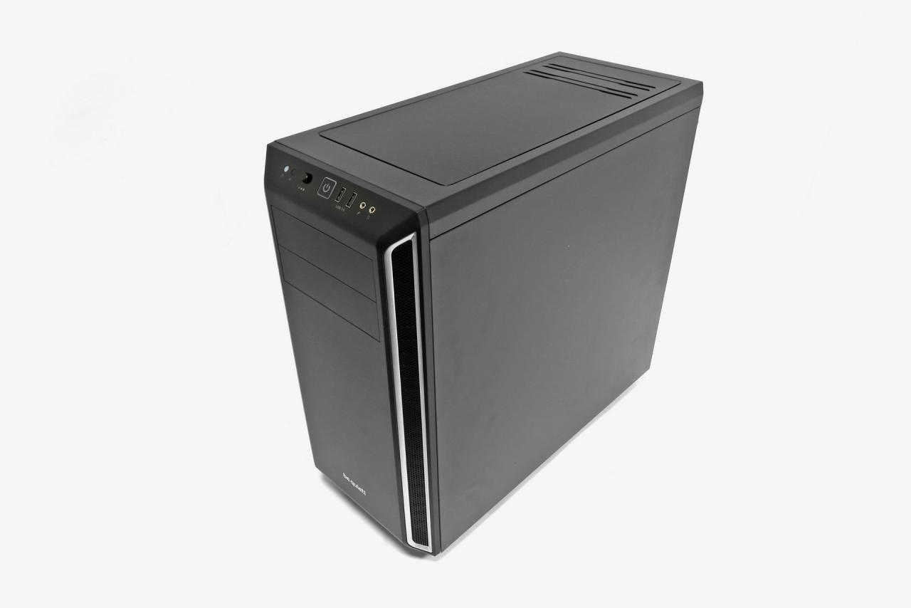 [17/01/2017] Be quiet Pure Base 600 im Test: Neues, günstiges und gut kühlendes Gehäuse für Einsteiger (9)