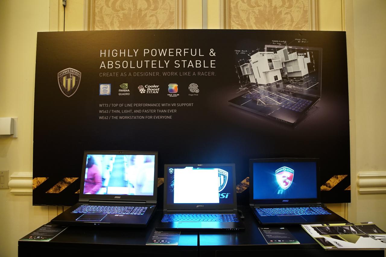 [11/01/2017] MSI mit neuen Notebooks