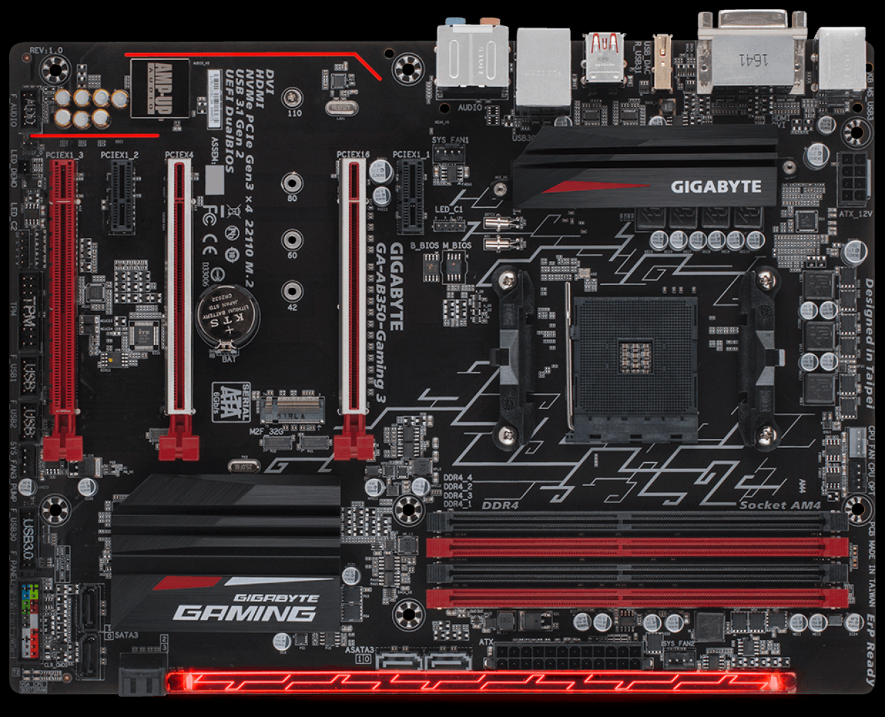 [28/02/2017] Gigabyte GA-AB350-GAMING 3