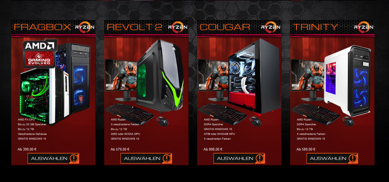[20/02/2017] AMD Ryzen: Deutsche Komplett-PCs vorbestellbar (2)