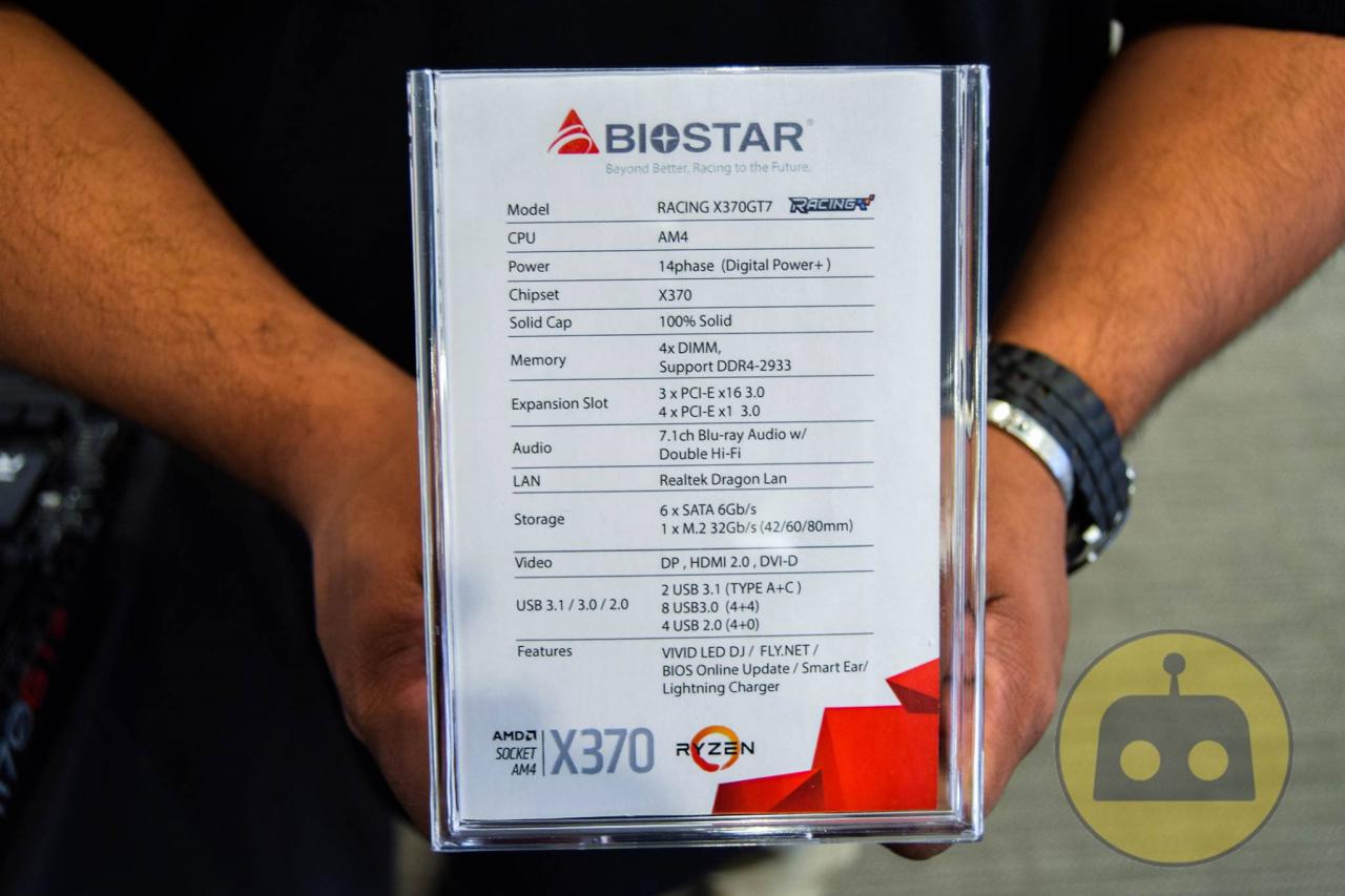 [16/02/2017] Biostar X370 Racing GT7: Detaillierte Bilder zum Ryzen-Mainboard (1)