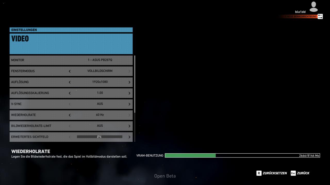 Ghost Recon Wildlands Open Beta - Menü - HUD (2)