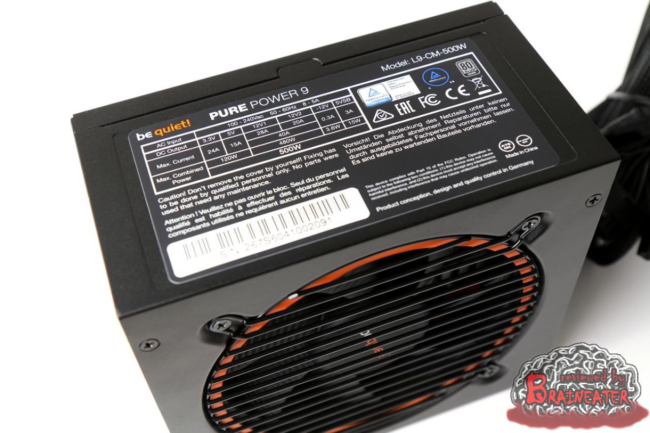 [03/02/2017] Be quiet Pure Power 9-CM 500 Watt