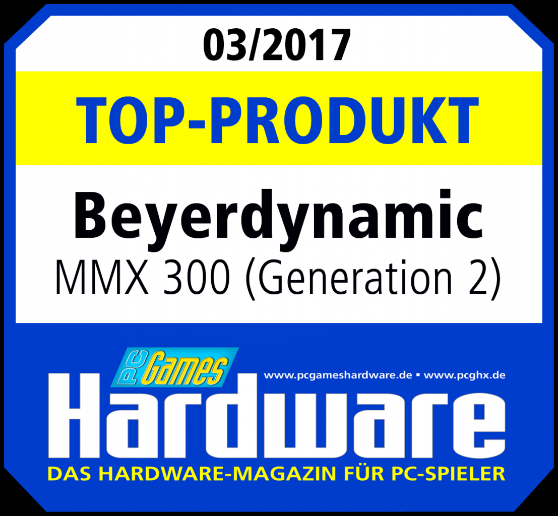 [20/02/2017] PCGH-Award Beyerdynamic MMX 300 (Generation 2)