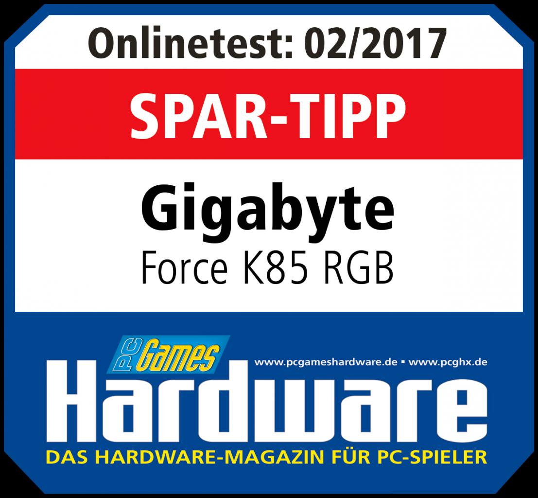 [10/02/2017] Gigabyte Force K85 RGB: Günstiger, bunt beleuchteter mechanischer Spielpartner im Test (1)