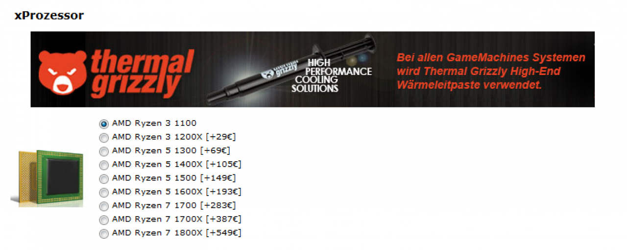 [20/02/2017] AMD Ryzen: Deutsche Komplett-PCs vorbestellbar (1)