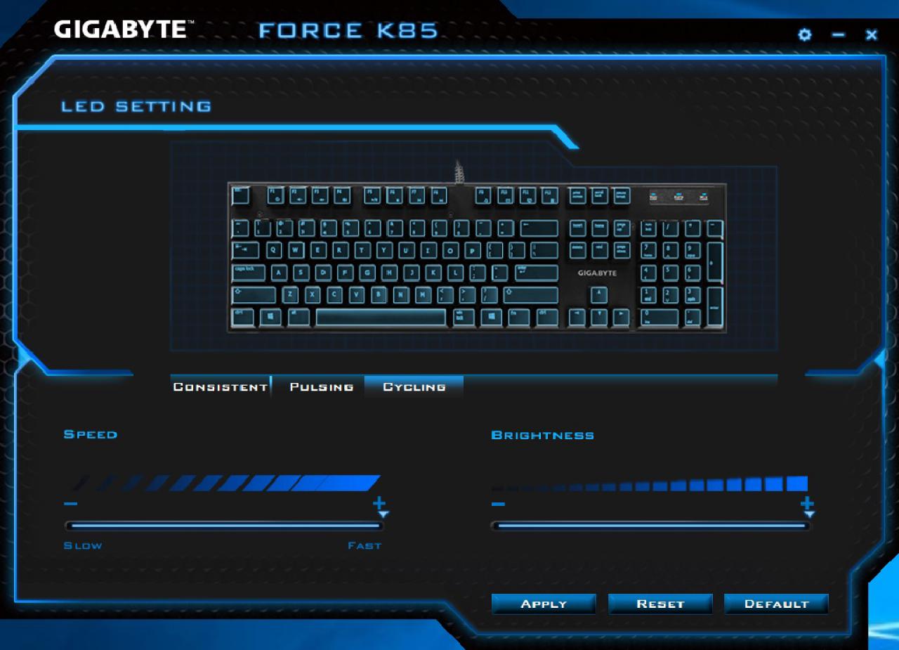 [09/02/2017] Gigabyte Force K85 RGB: Günstiger, bunt beleuchteter mechanischer Spielpartner im Test (11)