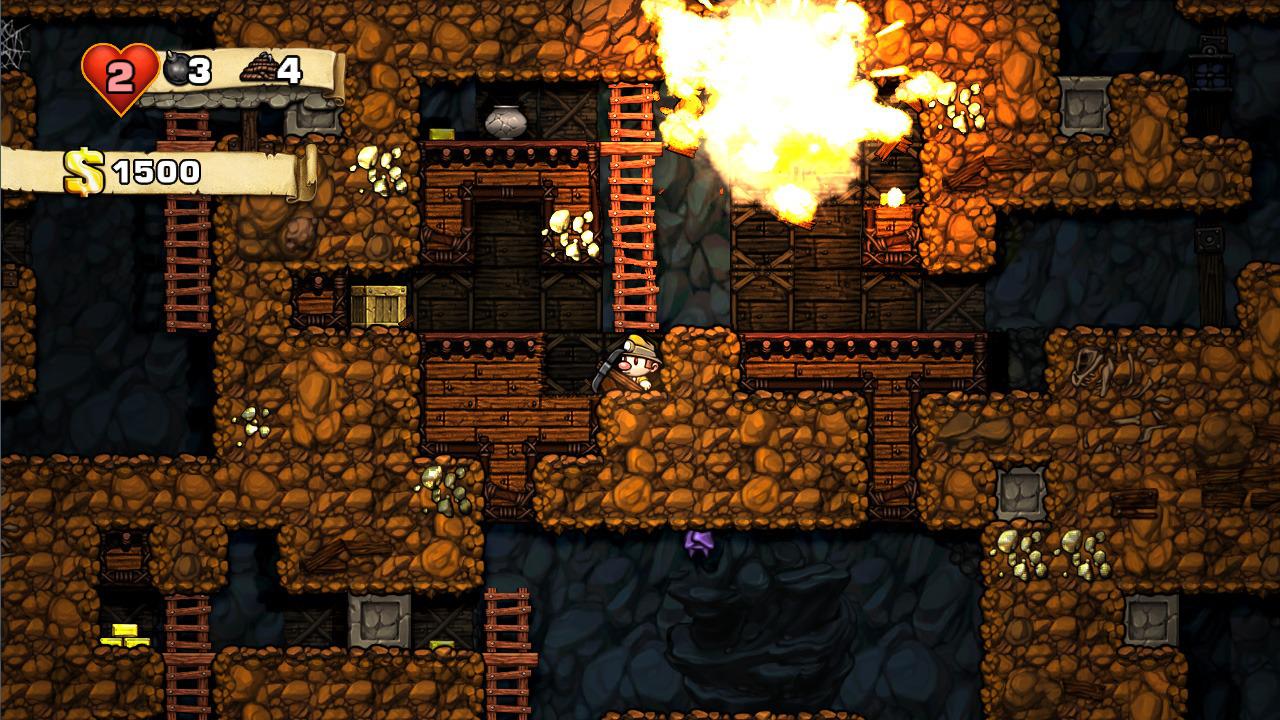 [06/03/2017] Spelunky: Unter der Prämisse unendlich viele Abenteuer bieten zu können, wird in dem rouge-ähnlichem Plattformer jedesmal ein zufälliger Level generiert, der gänzlich zerstörbar ist. Das Indie-Spiel wurde bereits 2008 als Open-Source Titel unter Windows veröffentlicht und ein Remake 2013 auf Steam später auch auf anderen Plattformen veröffentlicht. (lokal: 4; online: 4)
