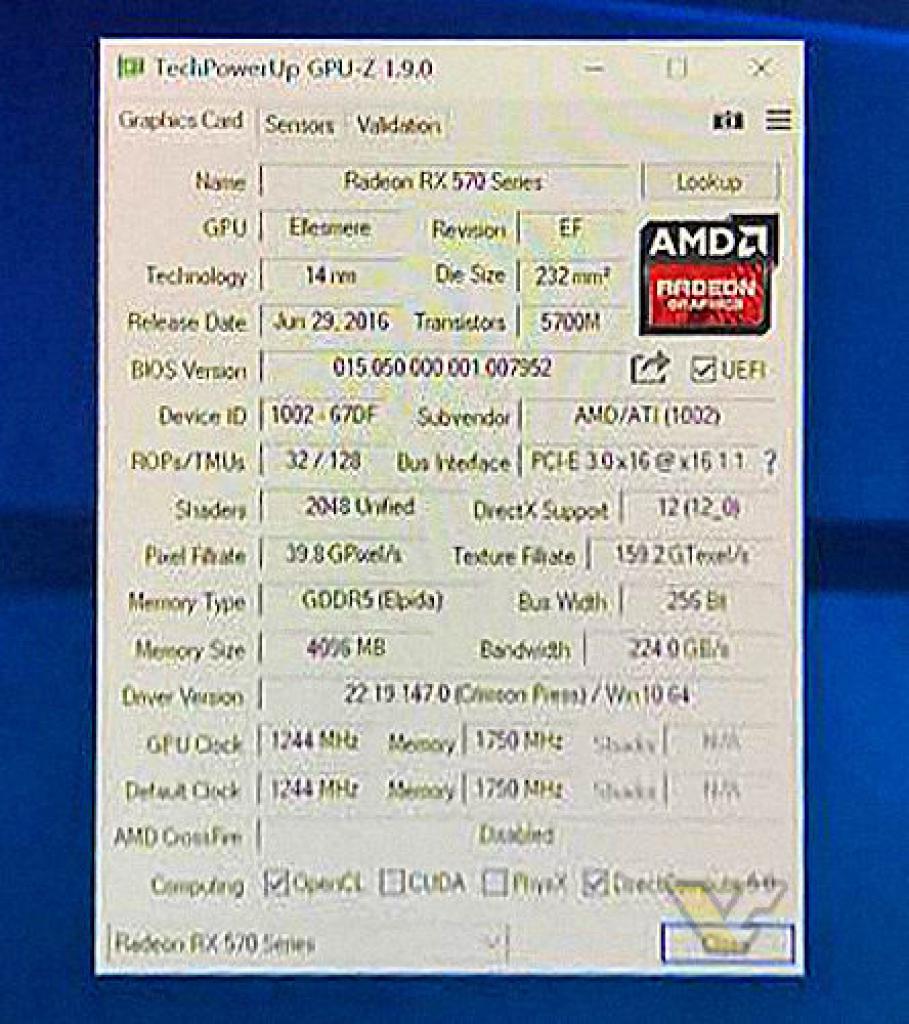 [30/03/2017] Angebliche AMD Radeon RX 570 GPU Z