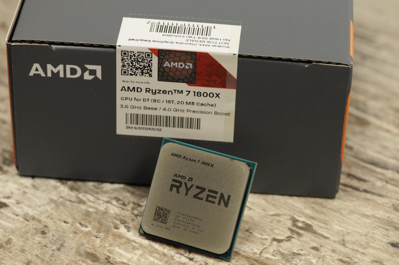 [02/03/2017] AMD Ryzen R7 1800X 6 
