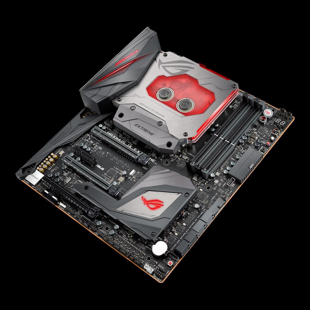 [13/03/2017] Asus ROG Maximus IX Extreme für 699 Euro: Erstmals mit vorinstalliertem CPU-Wasserkühler (4)