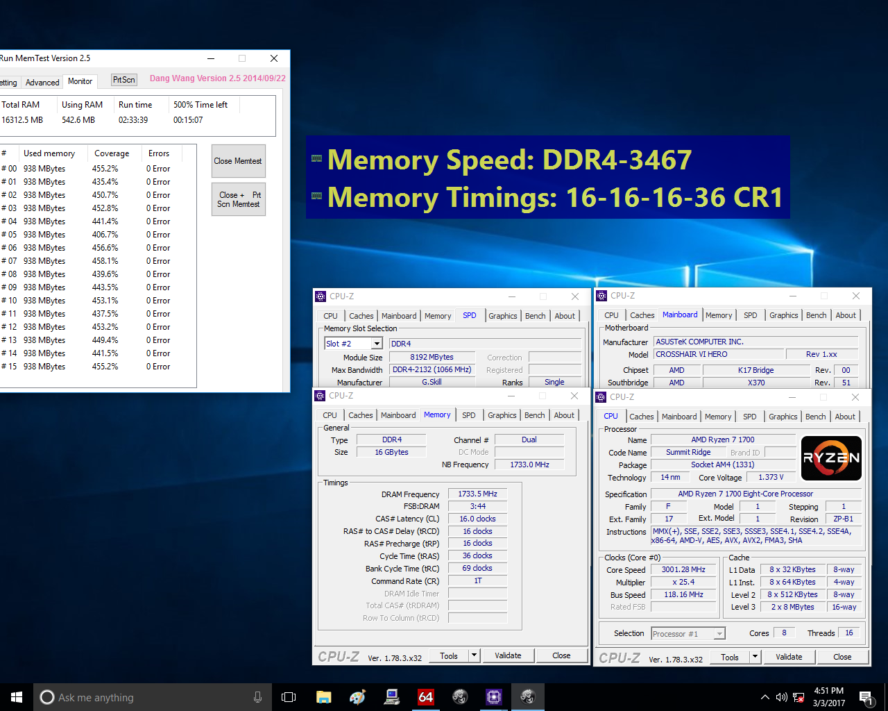 [07/03/2017] Für AMD Ryzen: G.Skill-RAM Flare X & Fortis mit getesteter AM4-Kompatibilität (2)
