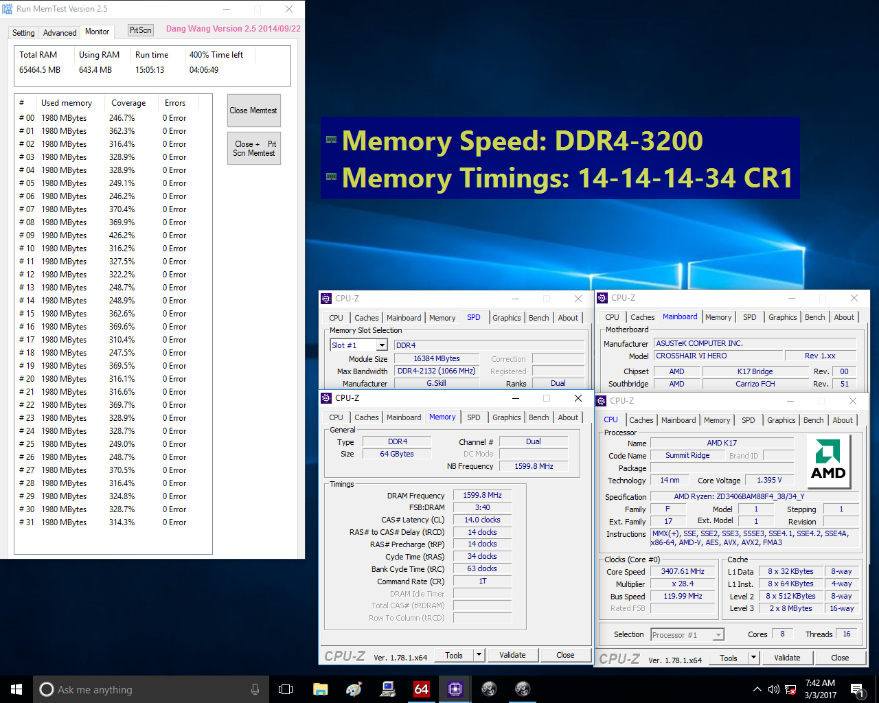 [07/03/2017] Für AMD Ryzen: G.Skill-RAM Flare X & Fortis mit getesteter AM4-Kompatibilität (3)