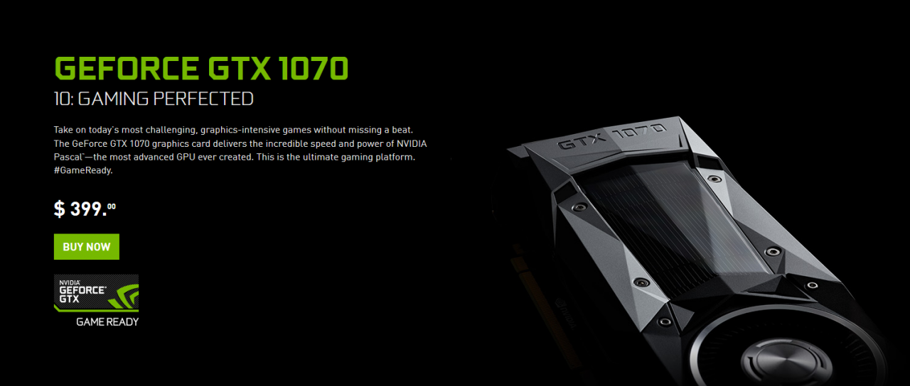 [01/03/2017] Nach GTX-1080-Ti-Vorstellung: GTX 1070 soll auch günstiger werden