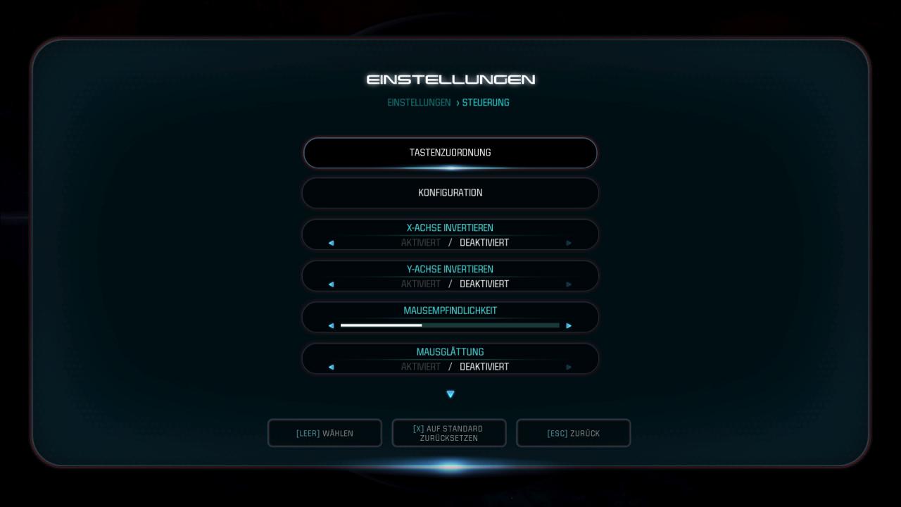 [16/03/2017] Mass Effect: Andromeda - Menüs Steuerung (1)