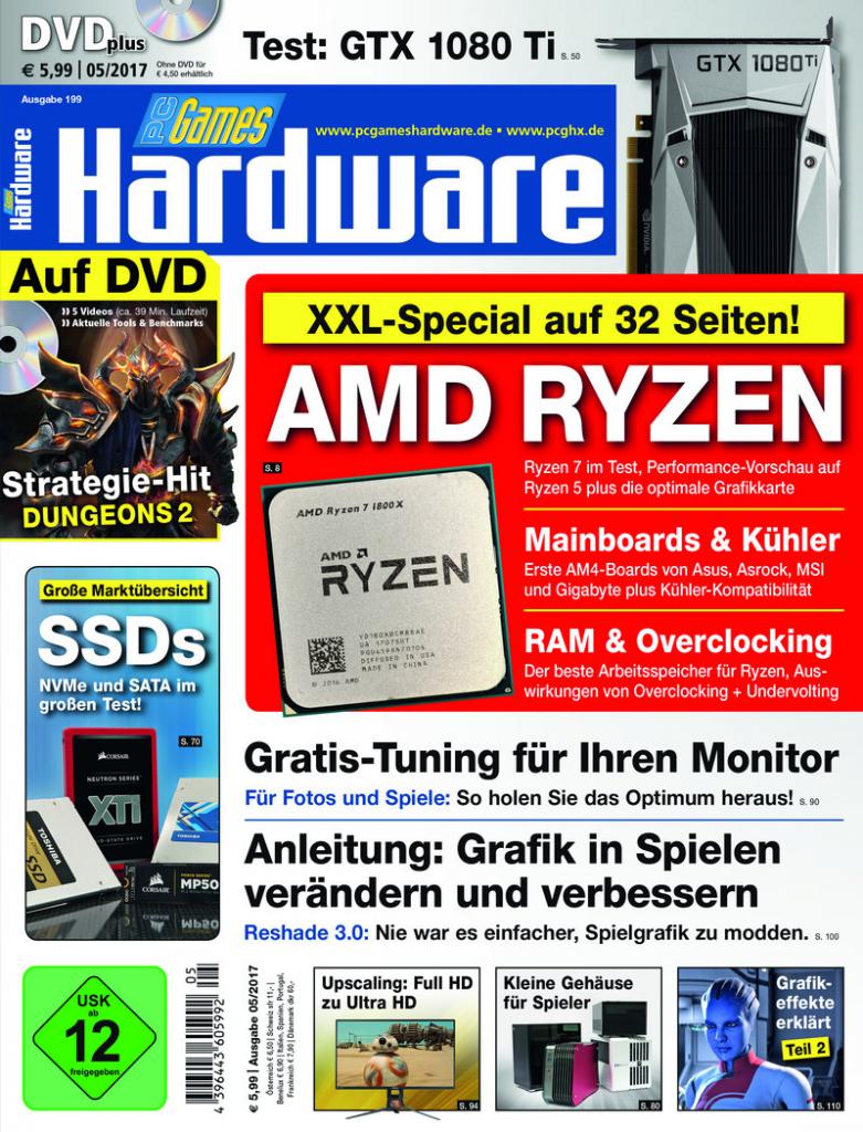 [29/03/2017] Cover DVD (PC Games Hardware #199 Ausgabe 05-2017)