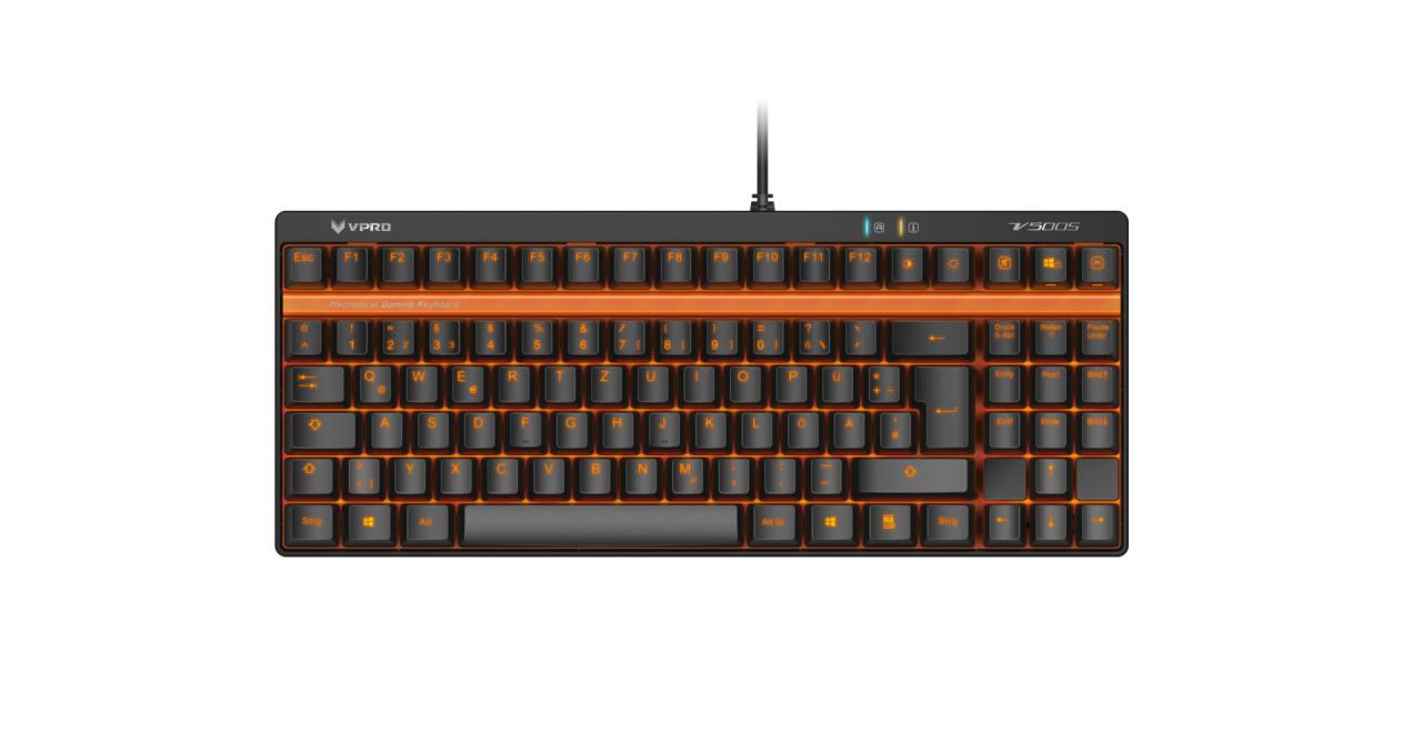 [30/03/2017] VPRO V500S: Günstige Tenkeyless-Tastatur mit Beleuchtung