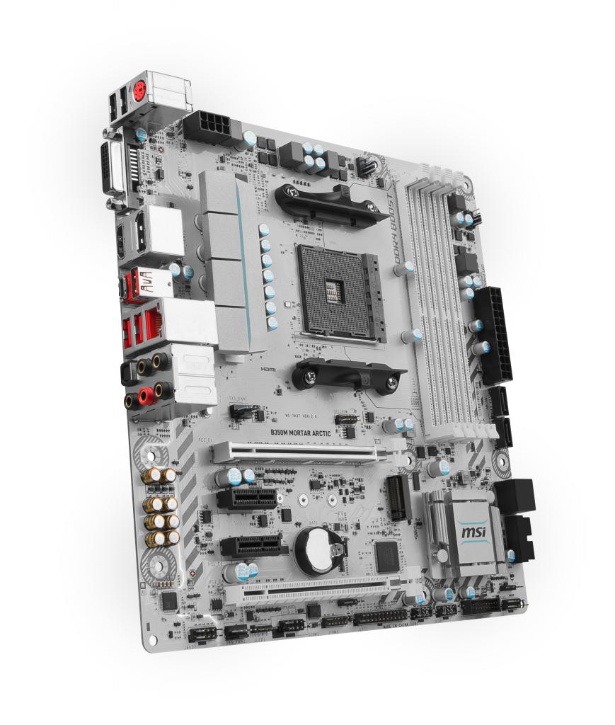 [21/03/2017] MSI B350M Mortar Arctic