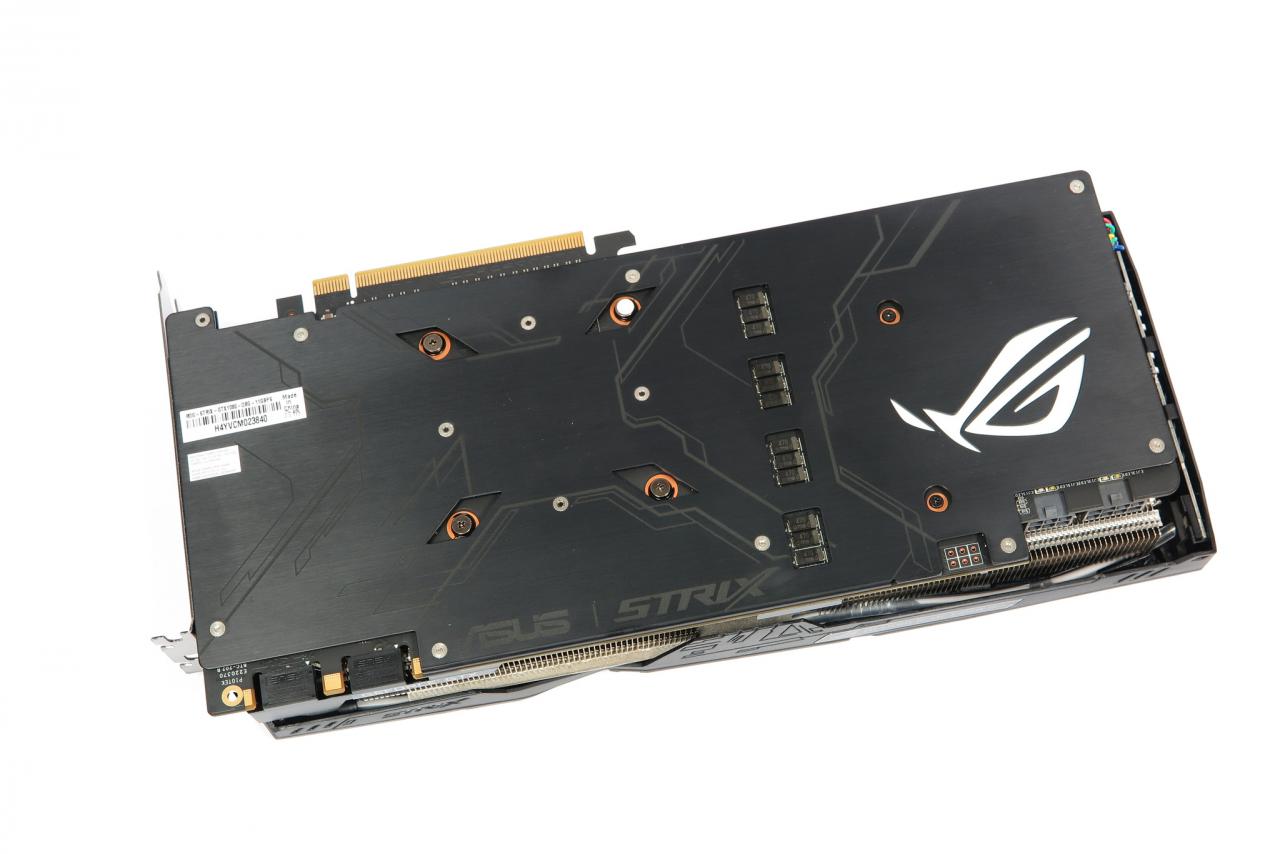 [26/04/2017] Asus Geforce GTX 1080 Strix O8G-11Gbps: Rückseite