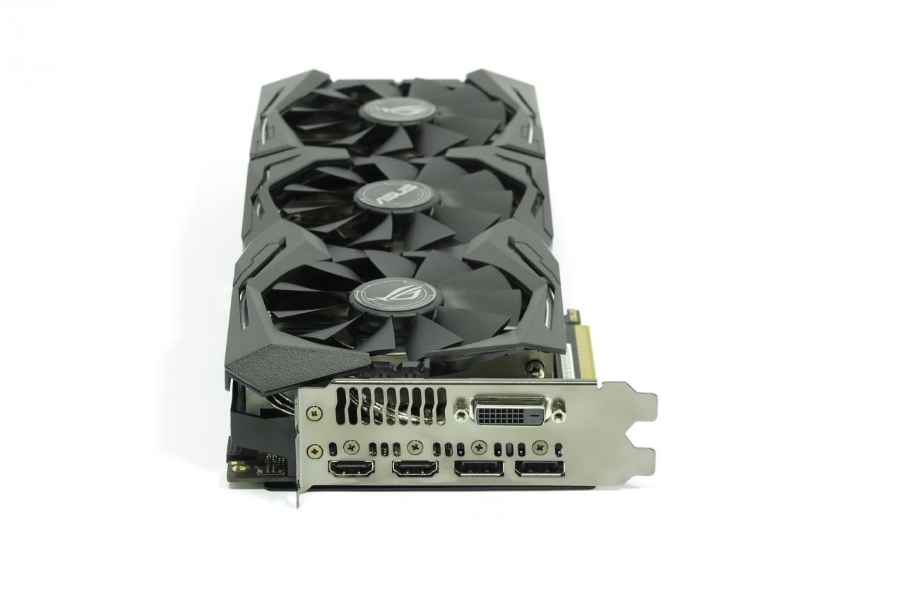 [26/04/2017] Asus Geforce GTX 1080 Strix O8G-11Gbps: Displayanschlüsse