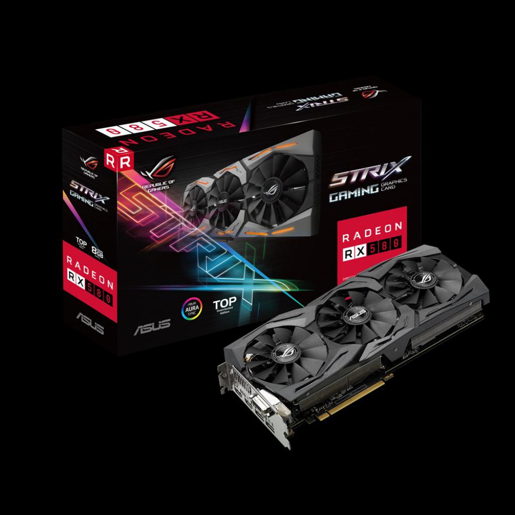 [20/04/2017] Asus ROG Radeon RX 580 Strix Top