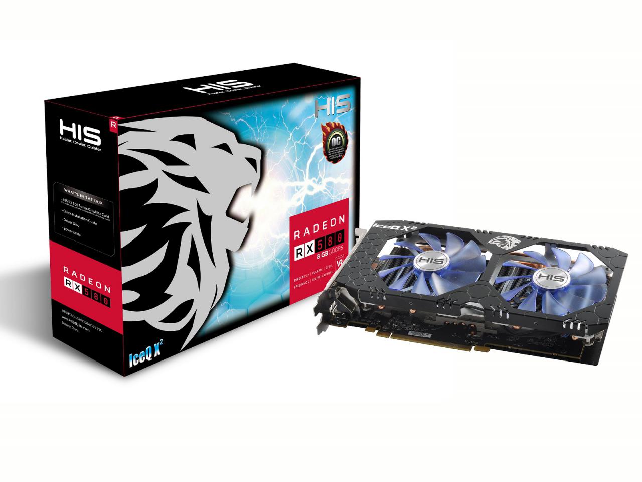 [21/04/2017] HIS Radeon RX 580 IceQ X2 OC 8G