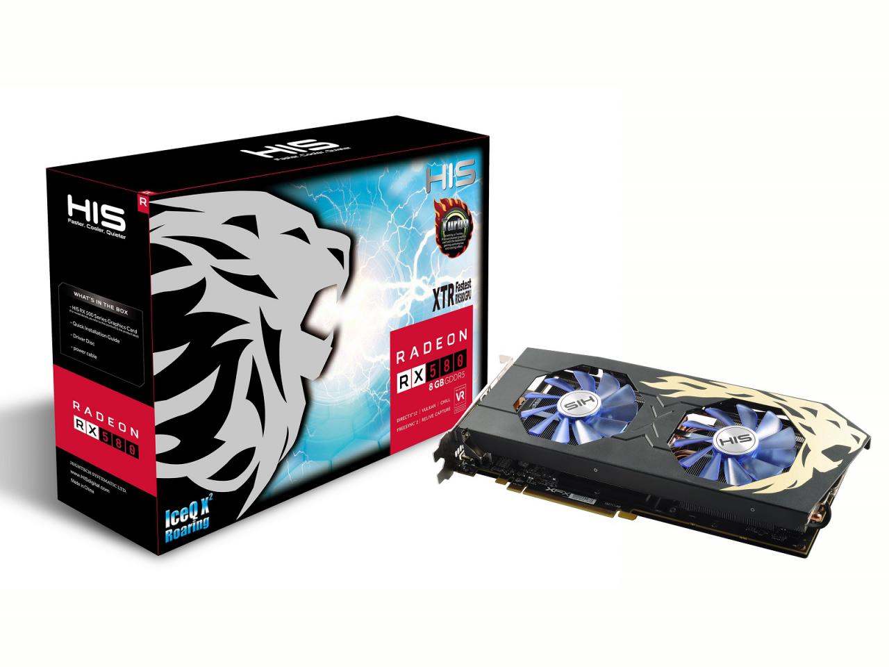 [21/04/2017] HIS Radeon RX 580 IceQ X2 Roaring 8G