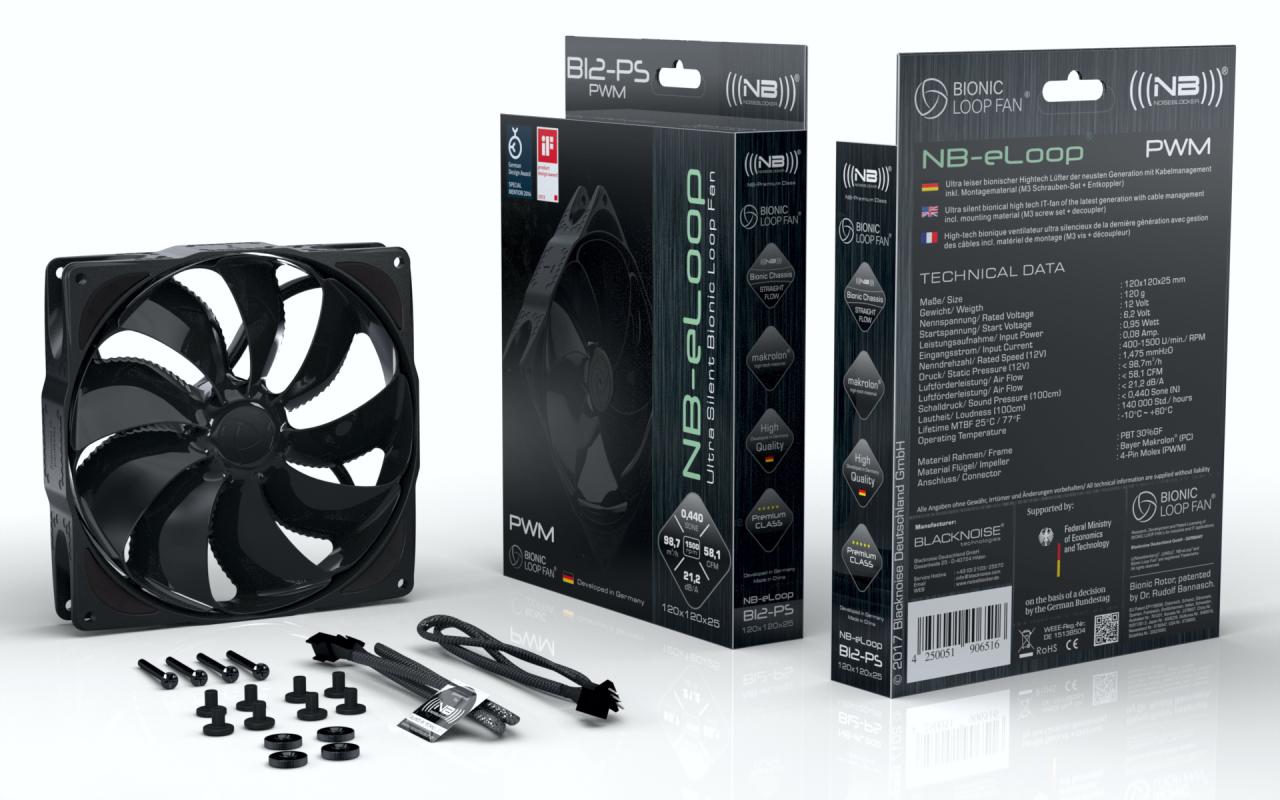 [28/04/2017] Noiseblocker Eloop: Komplett schwarze Sonderauflage für Modder (3)