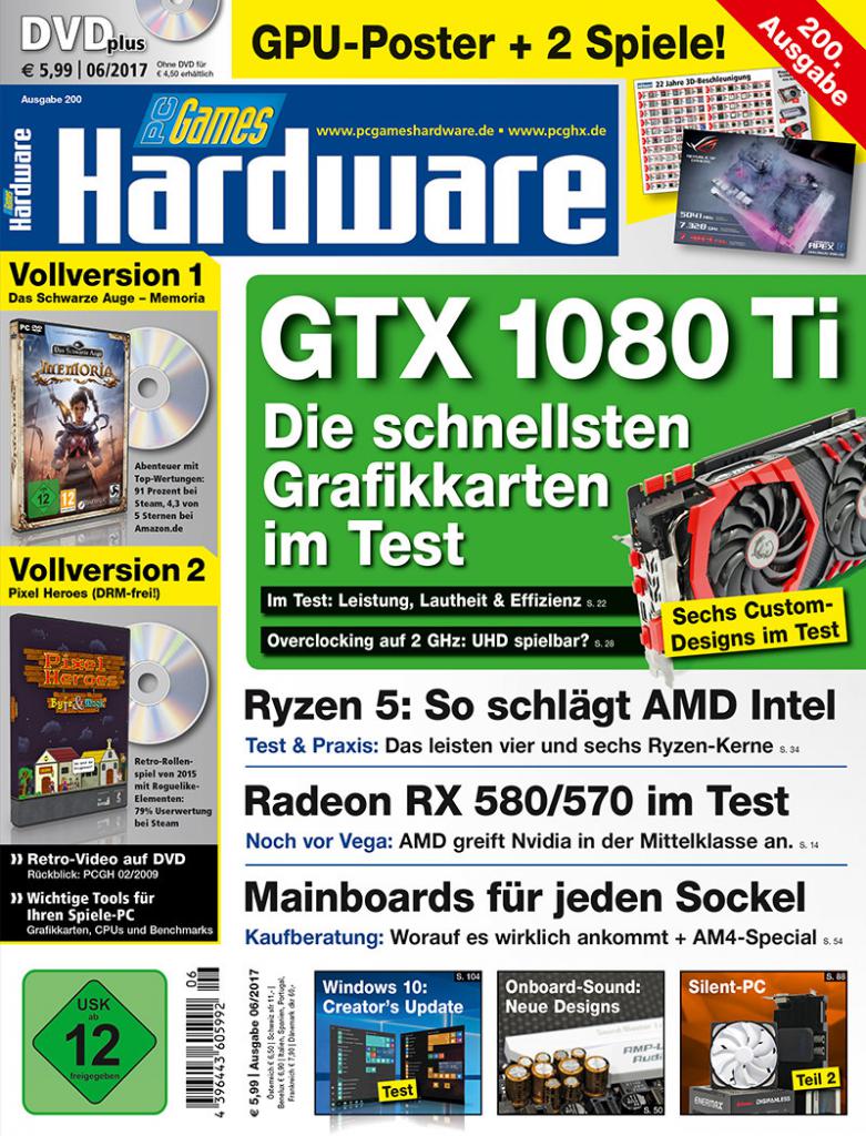 [27/04/2017] Cover DVD (PC Games Hardware #200 Ausgabe 06-2017)