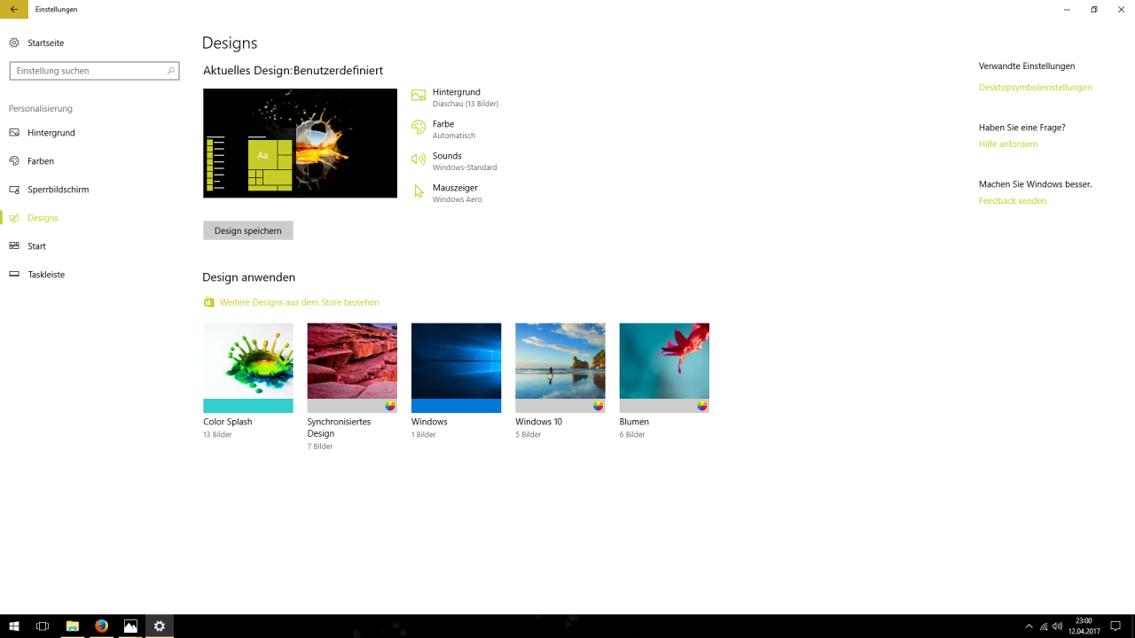 [12/04/2017] Jetzt feiert Windows eine Renaissance der Themes.