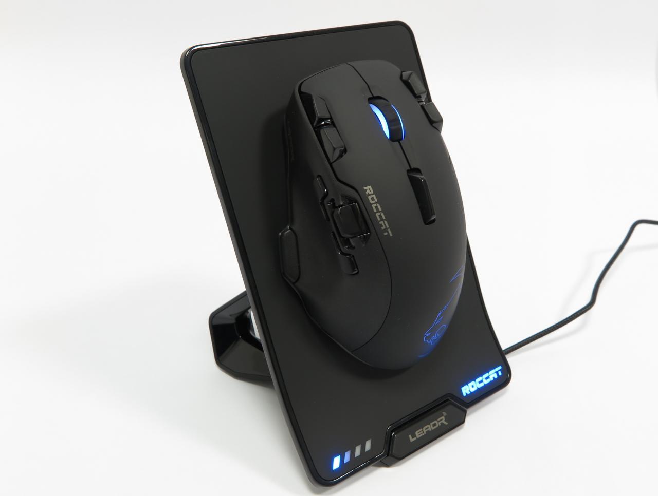 [26/04/2017] Roccat Leadr: Drahtloses Maus-Flaggschiff mit Schubregler und Haifischflosse im Test (9)