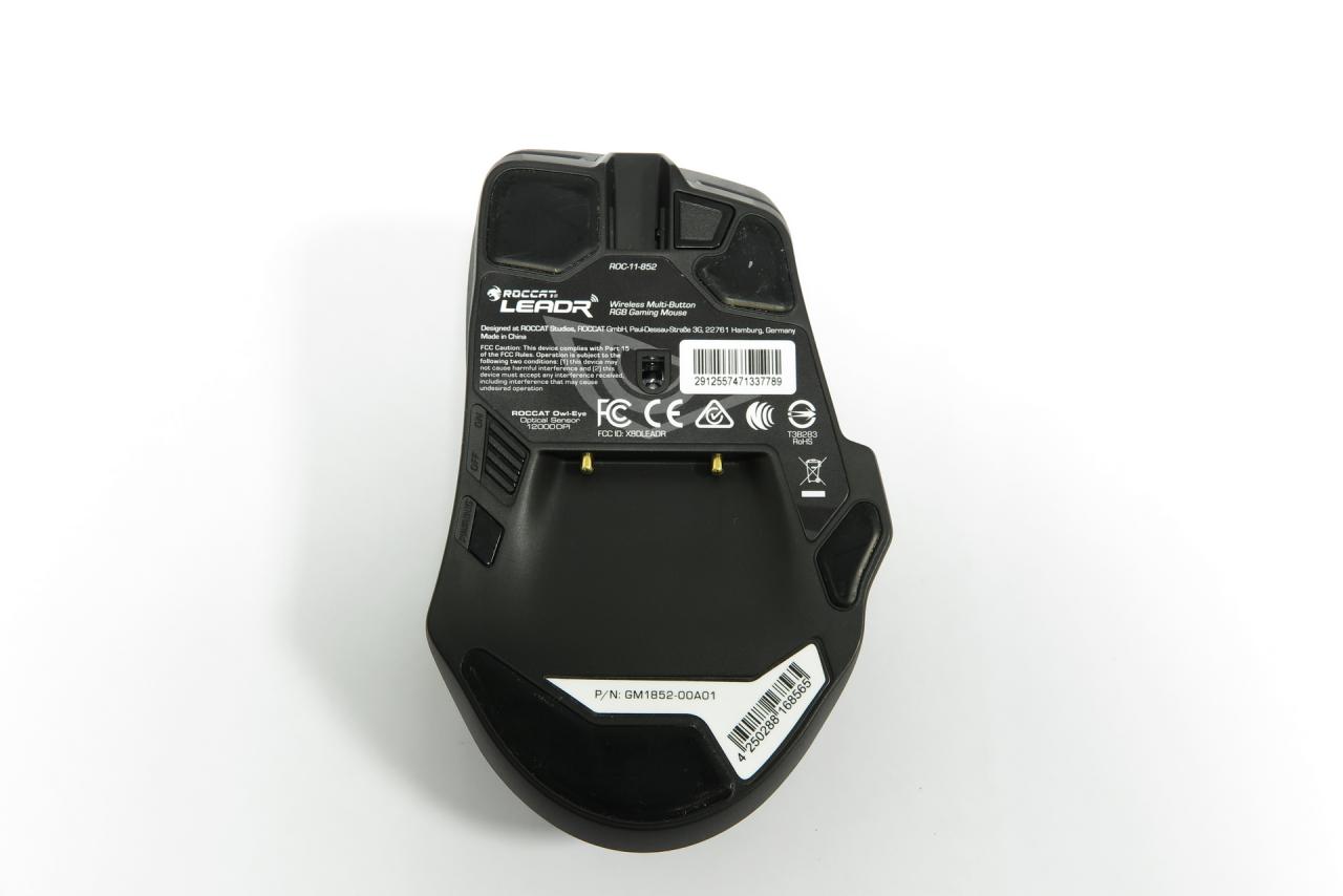 [26/04/2017] Roccat Leadr: Drahtloses Maus-Flaggschiff mit Schubregler und Haifischflosse im Test (10)