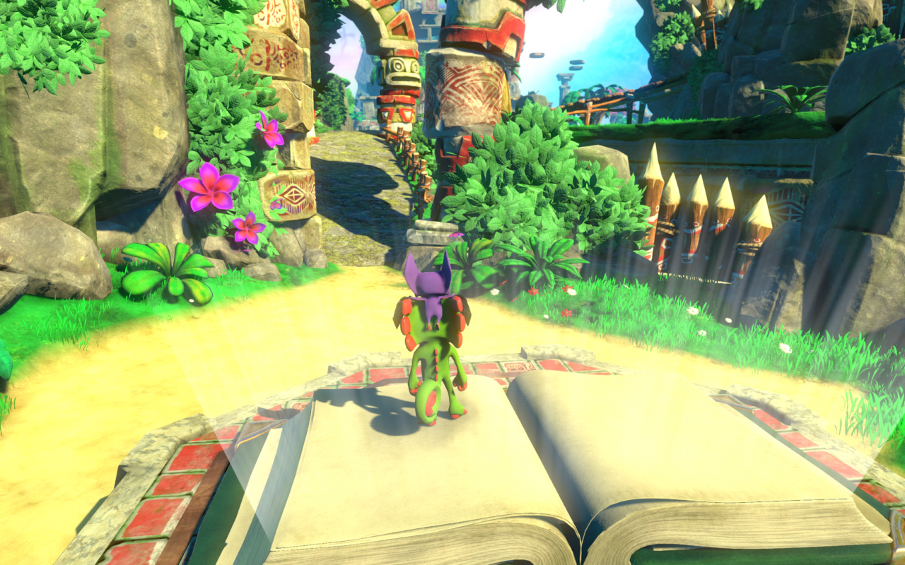 Yooka-Laylee in 16:10
