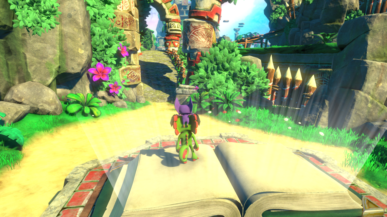 Yooka-Laylee in 16:9