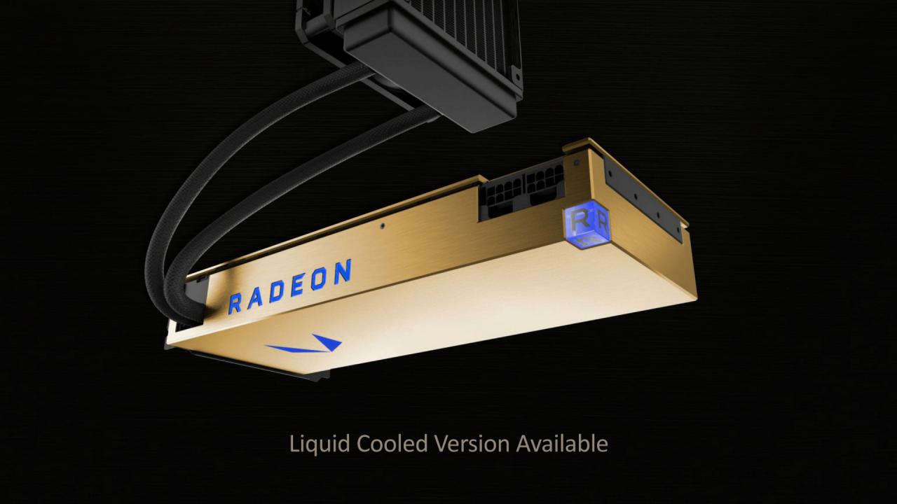 [17/05/2017] AMD Radeon Vega Frontier Edition: Version mit Kompakt-Wasserkühlung