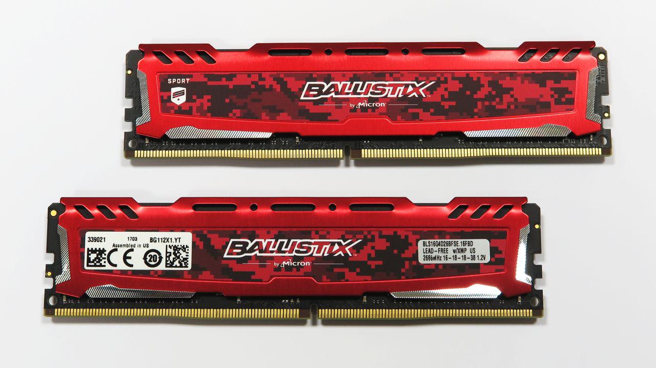 [30/05/2017] Ballistix Sport BLS2C16G4D26BFSE