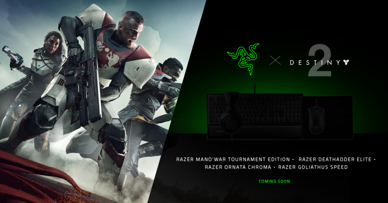[21/05/2017] Im September erscheint diverse Razer-Peripherie im Destiny-2-Design.