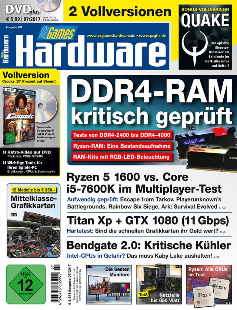[31/05/2017] Cover DVD-plus-Version (PC Games Hardware #201 Ausgabe 07-2017)